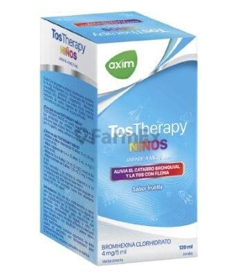Jarabe TosTherapy Niños 4 mg / 5 mL x 120 mL Farmex-Fonasa-Persistente